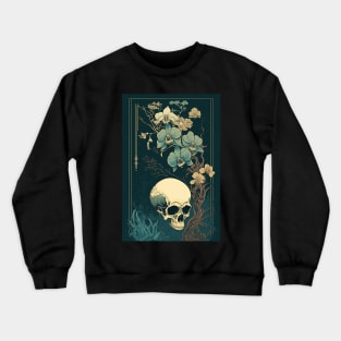 Skulls, orchids and lilies 5 Crewneck Sweatshirt